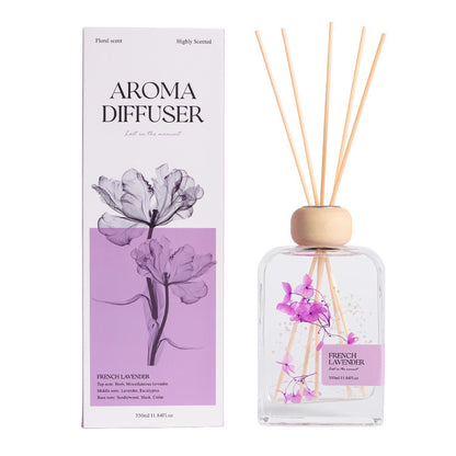 2026 New Preserved Flower Rattan Reed Diffuser | Cool Summer Home Fragrance Decor