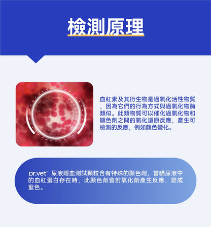 Dr. Vet – Miaomiao Test Cat Urine Occult Blood 3-Second Test Granules, 10g Dr. Vet - 秒秒測 貓咪隱血尿液3秒檢測顆粒 10g-Aquafilo