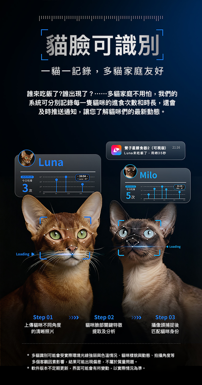 PETKIT - Yumshare Gemini 2 AI Smart Pet Feeder (Camera Edition / Real-time Video) PETKIT - Yumshare Gemini 2 AI智能餵食器(鏡頭版 / 實時影像)-Aquafilo