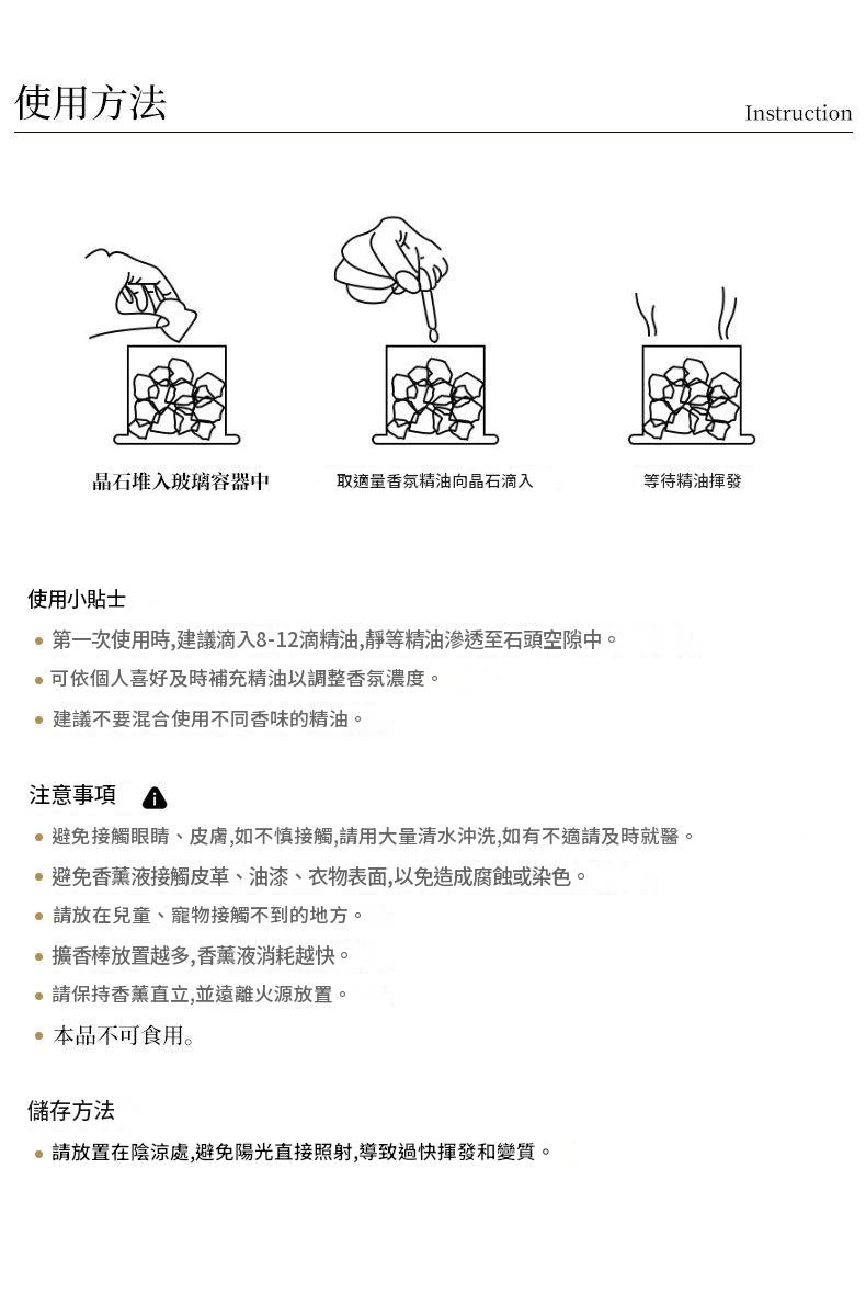 5-Star Hotel Scent Crystal Diffuser Gift Box, Industrial Matte Cement Scent Stone, 600g Large Capacity Home Aroma Therapy 五星級飯店香氛晶石禮盒 工業風磨砂水泥擴香石 大容量 600g 居家療癒香薰-Aquafilo