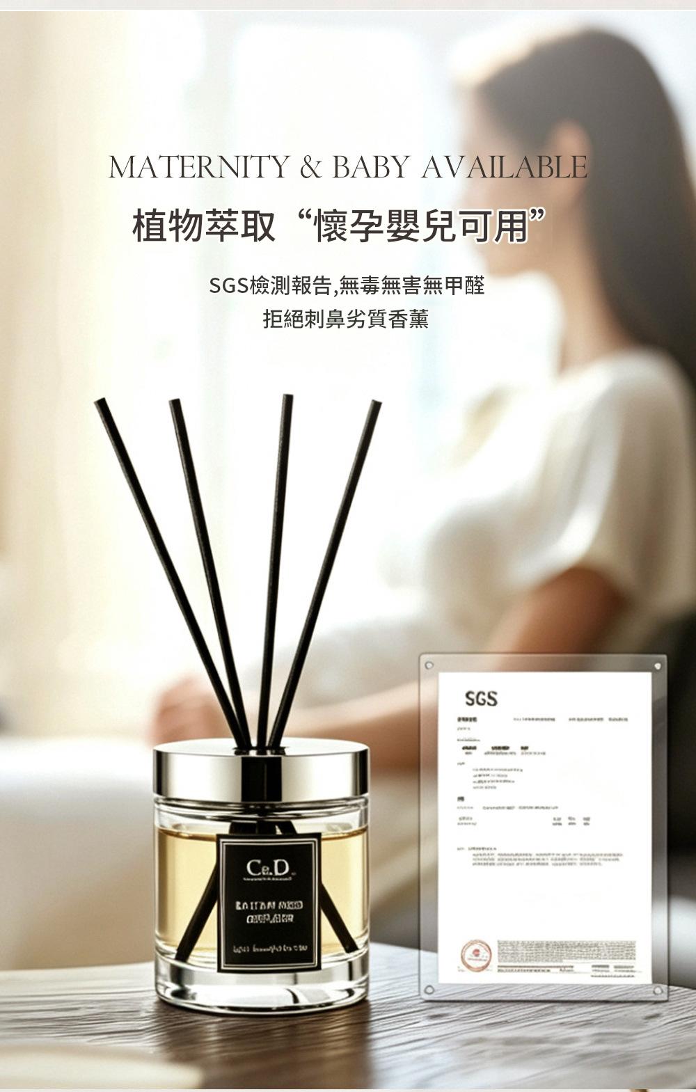 Luxury Hotel Scent Reed Diffuser | Long Lasting Indoor Fragrance 五星酒店香氛 200ml大容量無火香薰 藤條擴香 家用持久留香擺件 臥室衛浴高級香氛-Aquafilo