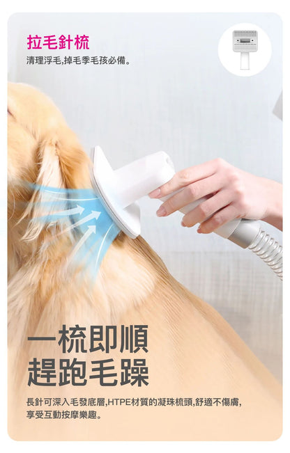 PETKIT AirClipper 5-in-1 Pet Grooming Kit | Vacuum Hair Remover | Dog & Cat Grooming Trimmer | Pet Vacuum Cleaner PETKIT - AirClipper 寵物5合1美容修毛器｜吸塵吸毛機｜寵物美容套件｜貓狗梳毛修剪機｜寵物吸塵機 香港原裝行貨 1年保養-Aquafilo
