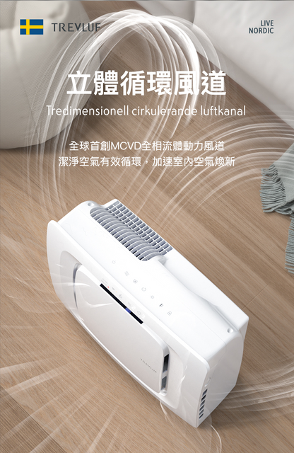 TREVLUF‑PäK Powerful Pet‑Hair Suction Smart Air Purifier Genuine licensed product | 2‑year warranty TREVLUF - PäK 強力吸毛智能空氣淨化機 原裝行貨 | 兩年保養-Aquafilo