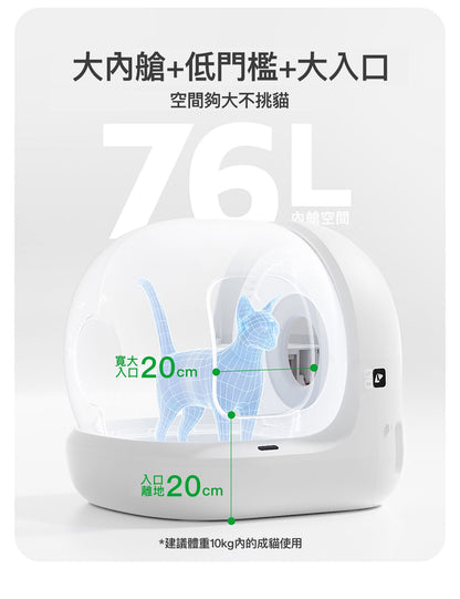 PETKIT - Pura Max 2 Smart Automatic Cat Litter Box PETKIT - Pura Max 2智能除臭殺菌自動貓廁所-Aquafilo