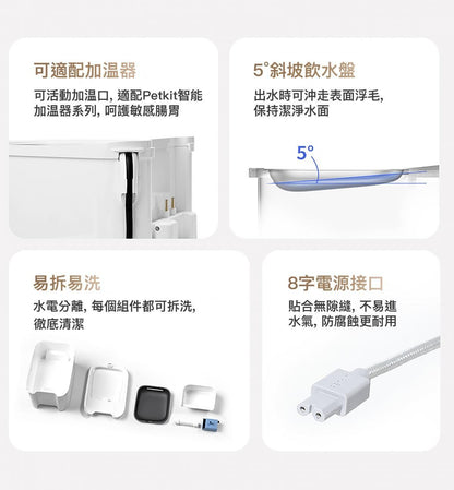 PETKIT - Eversweet Max 無線智能飲水機 (可藍牙連接手機APP)｜寵物飲水機｜真無線水機｜寵物水機（不可送澳門）