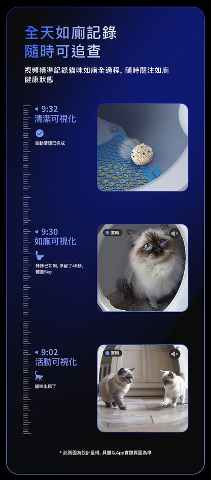PUROBOT ULTRA AI Smart Automatic Cat Litter Box PUROBOT ULTRA AI 智能鏡頭全自動貓廁所-Aquafilo
