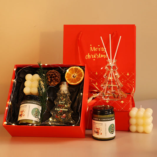 限時順豐包郵 🎁🎉 聖誕香薰蠟燭禮盒 🕯️✨ Free Shipping Christmas Scented Candle Gift Box 🎄🎊