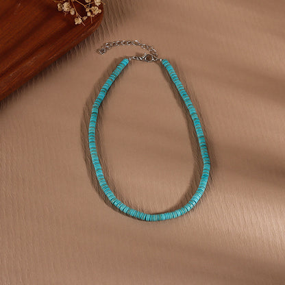 🩵Natural Turquoise Necklace for Men and Women