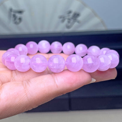 Free Shipping! Kunzite-bracelet with Cat's Eye Effect