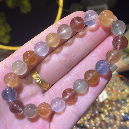 🐰收藏級彩兔毛手鏈 Collection Grade Rutilated Quartz Bracelet 8-14mm