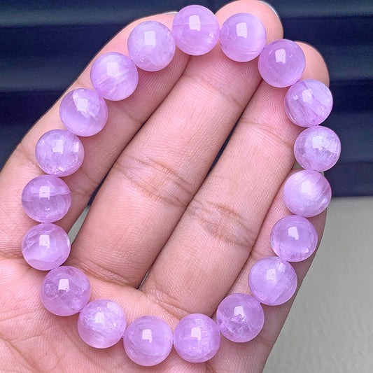 Free Shipping! Kunzite-bracelet with Cat's Eye Effect