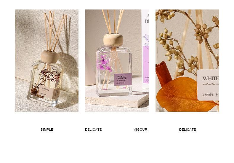 2026 New Preserved Flower Rattan Reed Diffuser | Cool Summer Home Fragrance Decor 26 年新款永生花藤枝香薰｜夏日清新香氛 居家療癒擺飾-Aquafilo