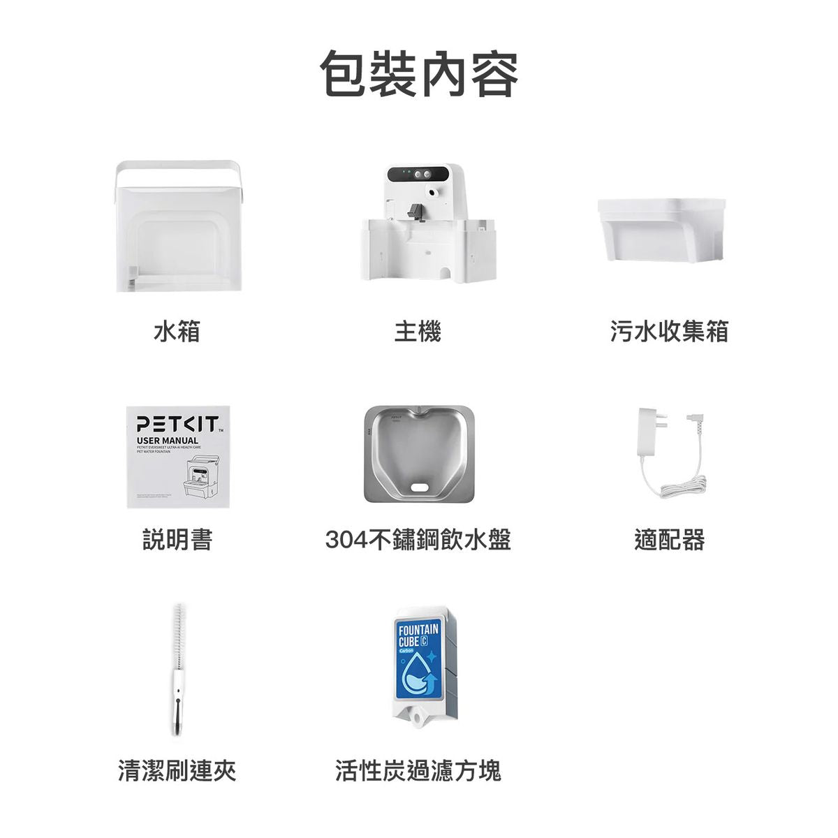 PETKIT - Eversweet Ultra AI Smart Water Fountain (Real-time Video / Clean & Dirty Water Separation / Automatic Flush & Refill / 5L Capacity) PETKIT - Eversweet Ultra AI鏡頭智能飲水機(實時影像/淨污分離/自動沖換/5L容量)-Aquafilo