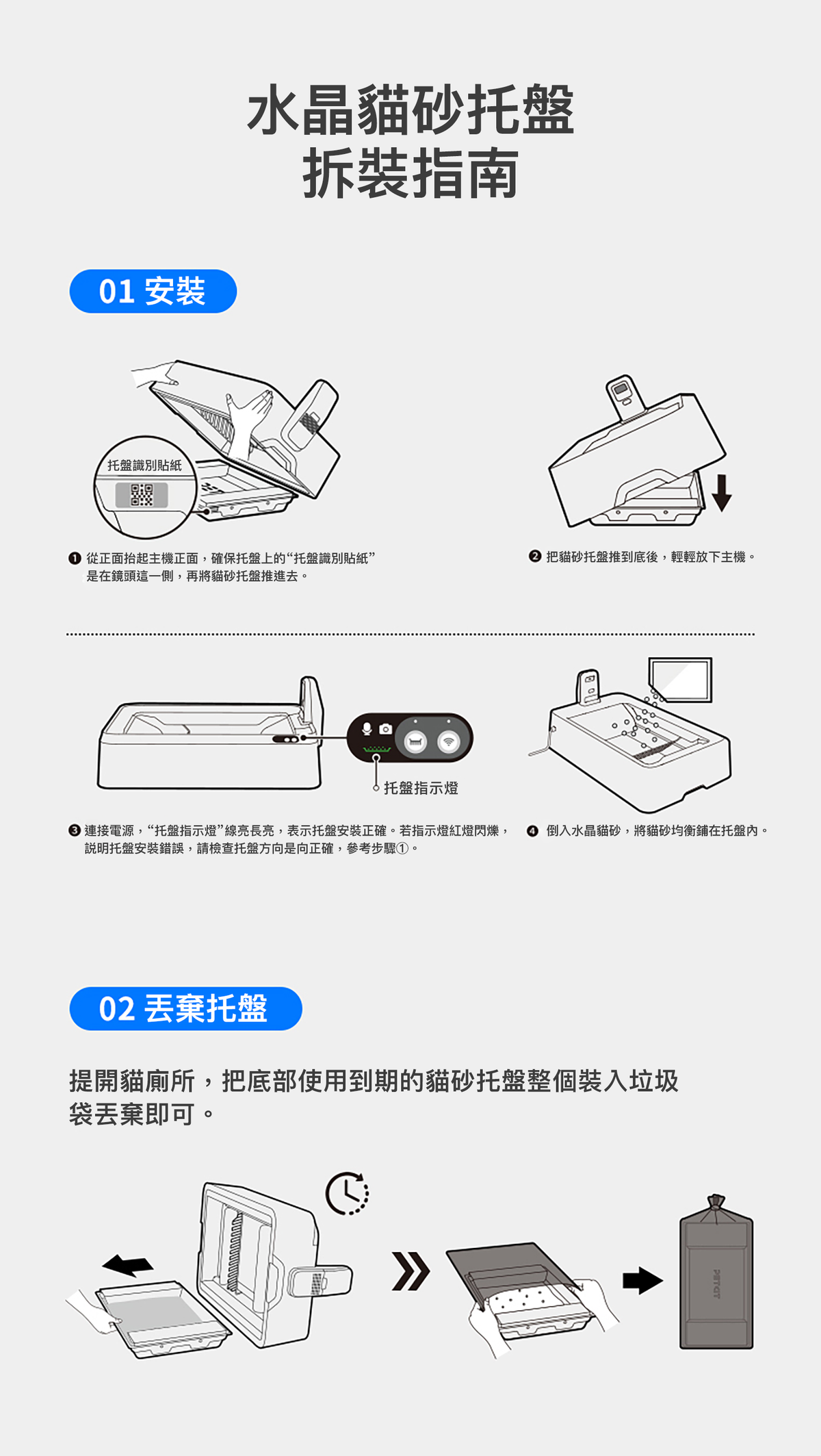 PETKIT PUROBOT CRYSTAL DUO AI Smart Camera Dual-Wing Automatic Open-Top Cat Litter Box P9905 Genuine Hong Kong Licensed Product | Local 1-Year Warranty PETKIT - PUROBOT CRYSTAL DUO AI智能鏡頭全自動雙翼貓廁所 P9905｜貓廁所｜智能貓廁所｜貓砂盆｜開放式砂盤｜智能貓砂盤 香港原裝行貨 本地1年保養-Aquafilo
