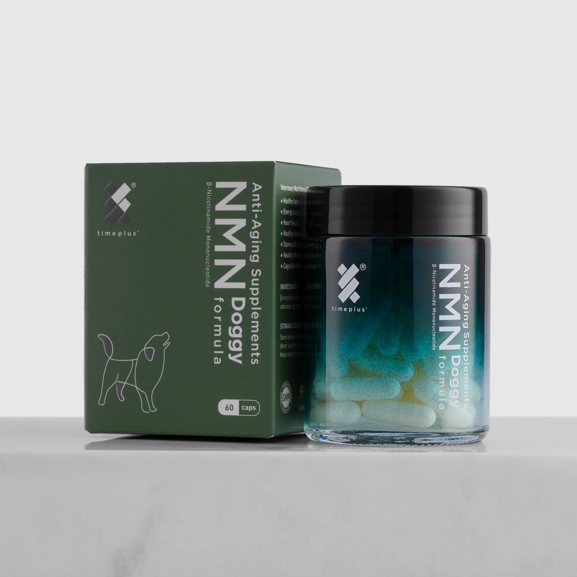 timeplus+ Doggy NMN Longevity Formula (60 Capsules) Timeplus+ - Doggy NMN 犬用 逆齡命活保健配方 60粒裝