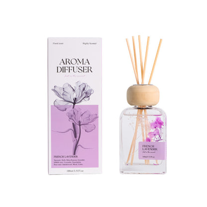 2026 New Preserved Flower Rattan Reed Diffuser | Cool Summer Home Fragrance Decor