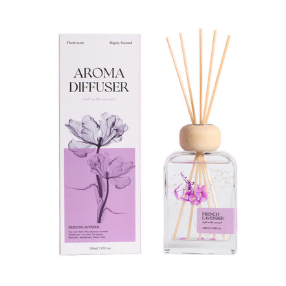 2026 New Preserved Flower Rattan Reed Diffuser | Cool Summer Home Fragrance Decor